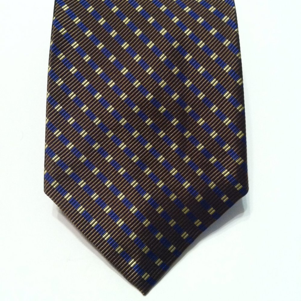 ROBERT TALBOTT BEST OF CLASS FOR NORDSTROM MENS NEW BROWN SILK TIE  WIDTH: 4"